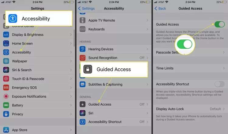  guided access feature of iphone