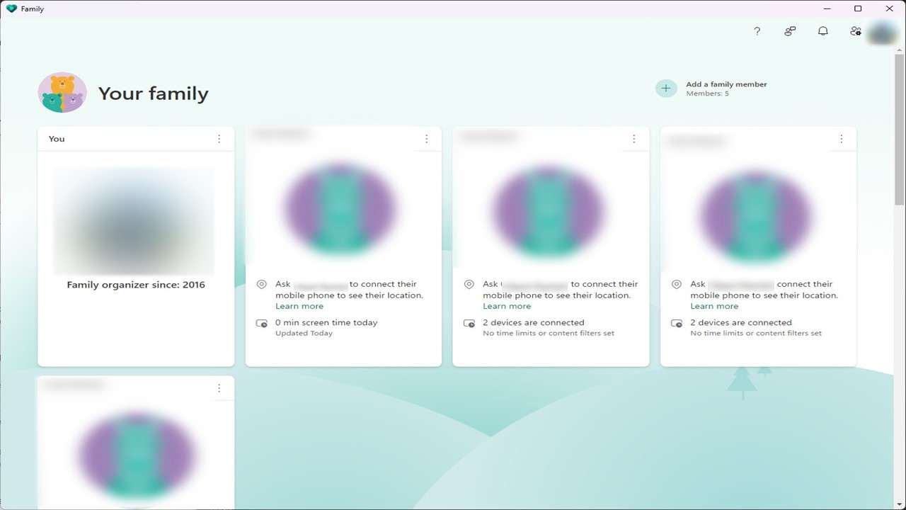  microsoft family safety member screen time