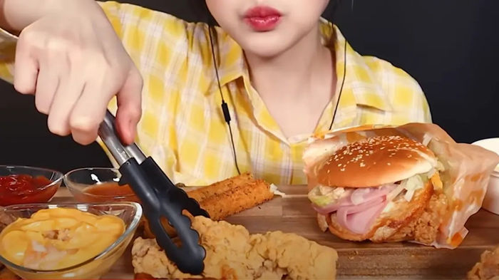 a popular mukbang video