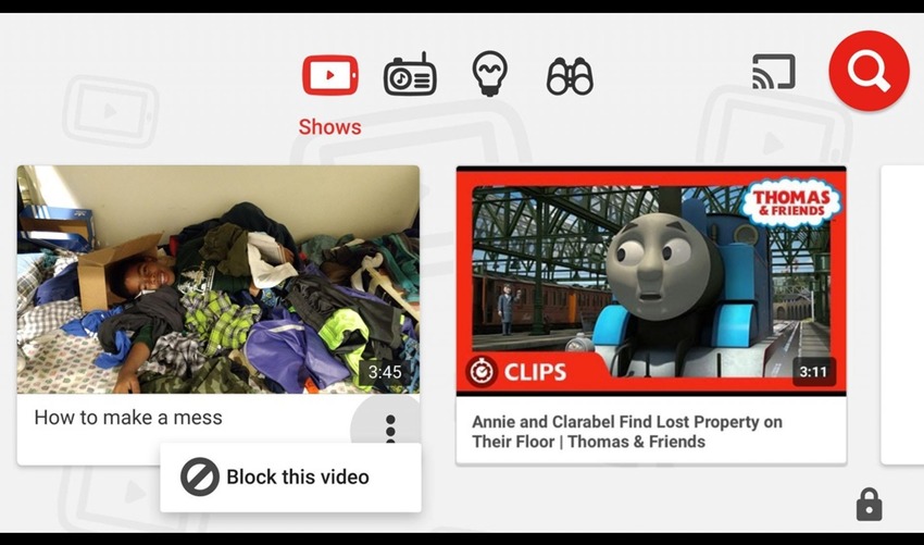 how to block videos on youtube kids