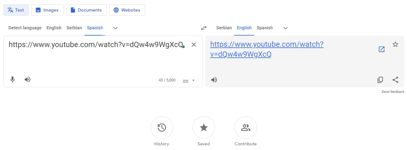 unblock youtube videos with google translate