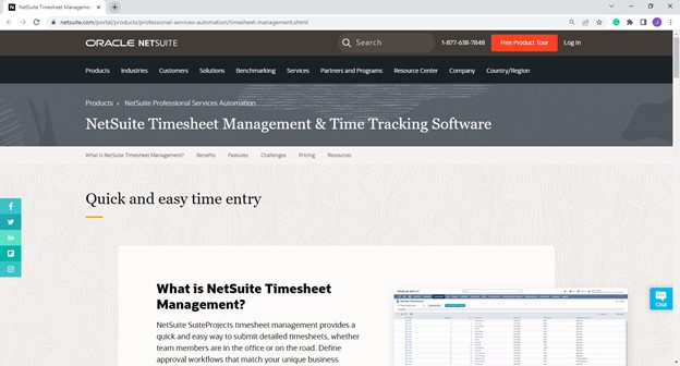  NetSuite Time Tracker Website