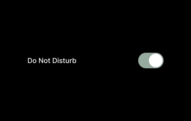  Do not disturb illustration
