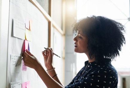 woman at work