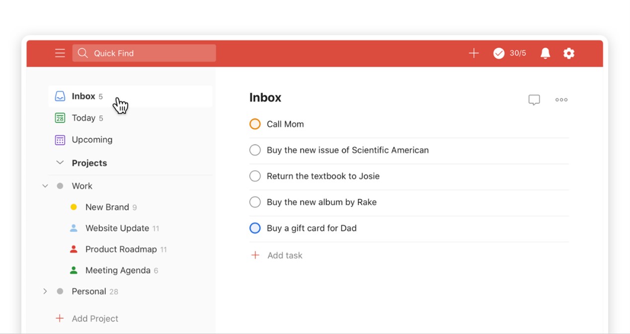  Todoist Screenshot