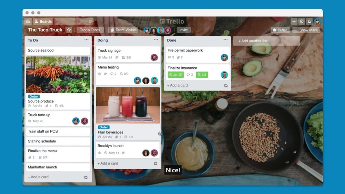  Trello Screenshot