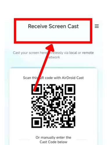 Cast code on receiver Android