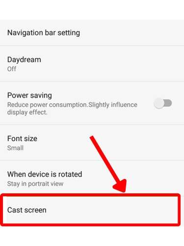 Cast Screen on Android