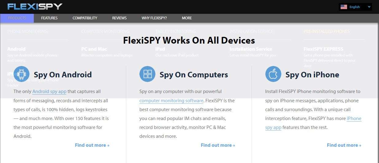 Flexispy is a remote mobile spying app.