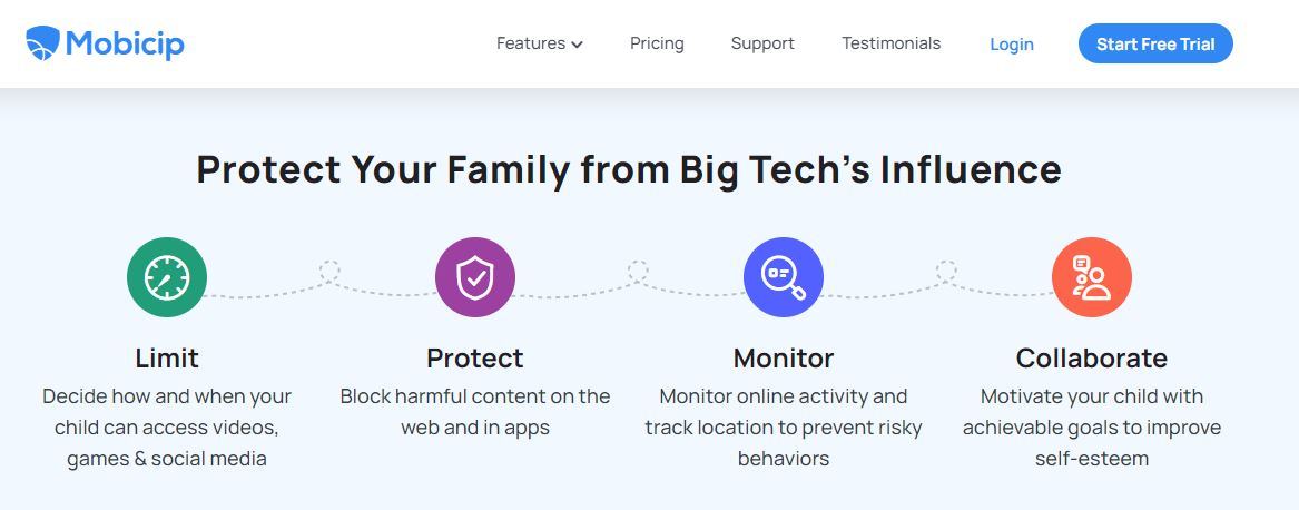 Protect your family from excess digital device using Mobicip