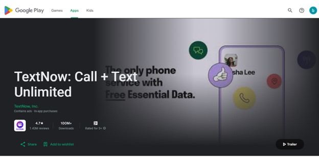 TextNow App for Android