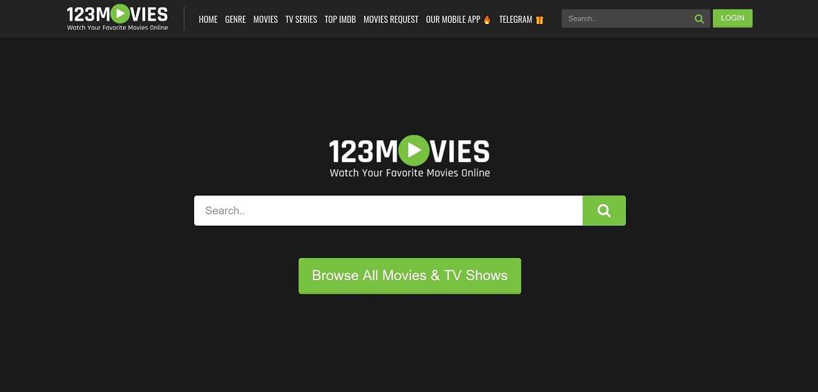 123movies main interface
