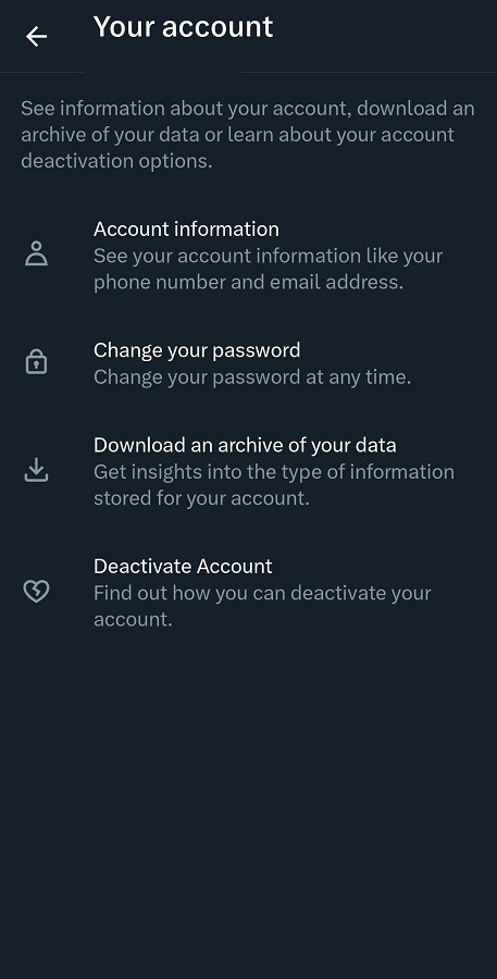 twitter download an archive of data