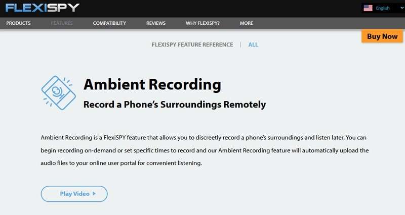 flexispy ambient recording app