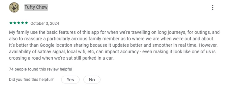 life360 positive review