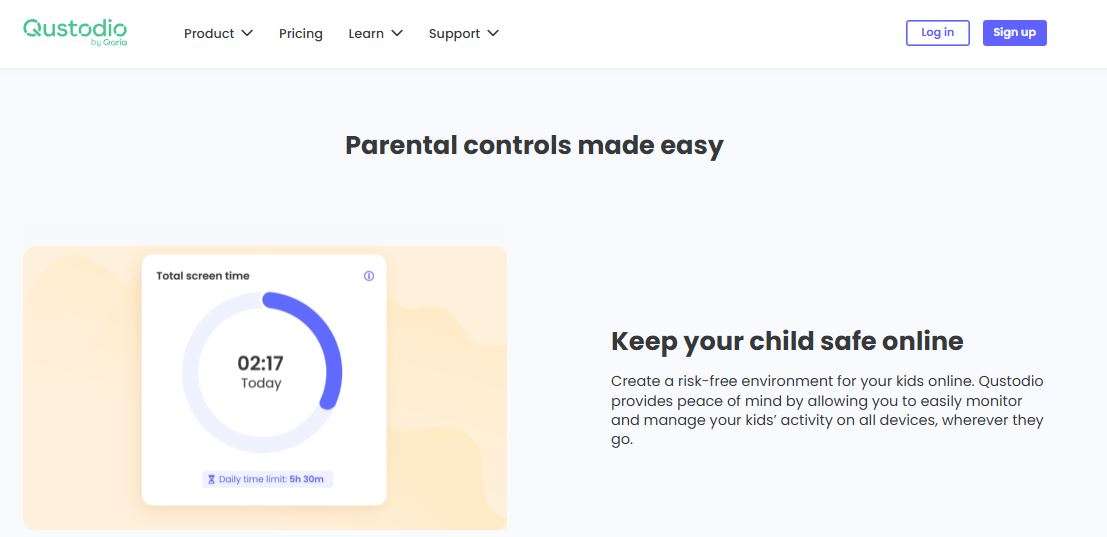 The Qustodio parental monitoring app made it easy for parents.