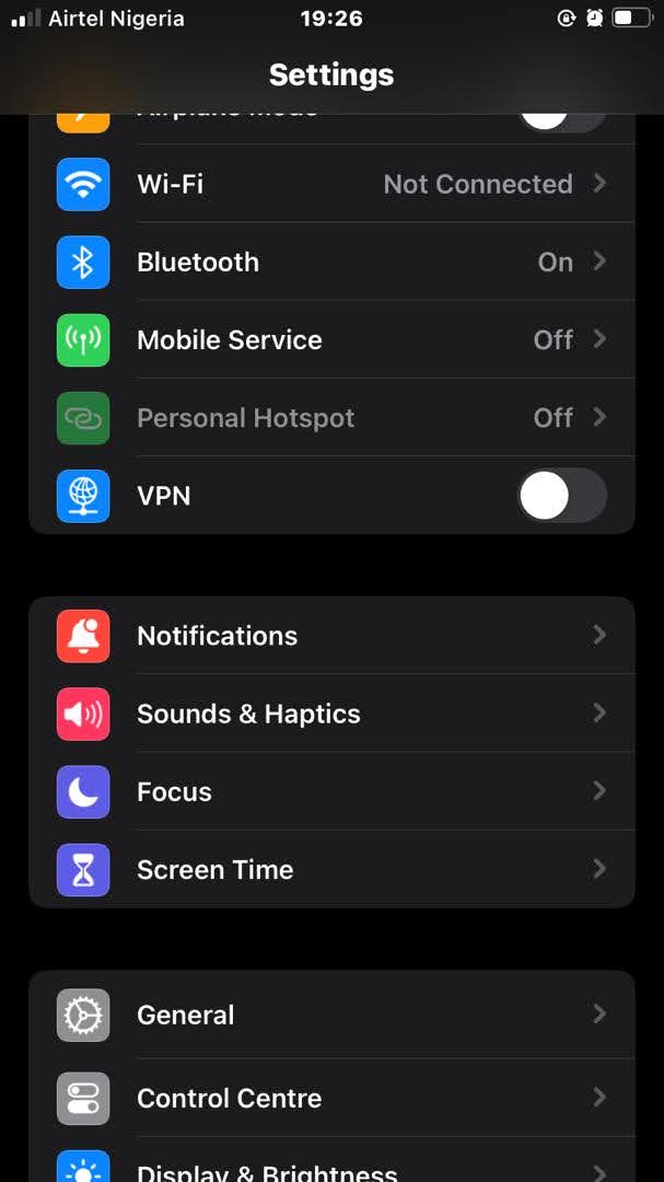 Goto your iPhone settings, then click screen time.