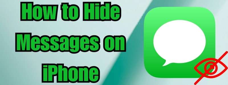 <b>hide messages on iphone</b>