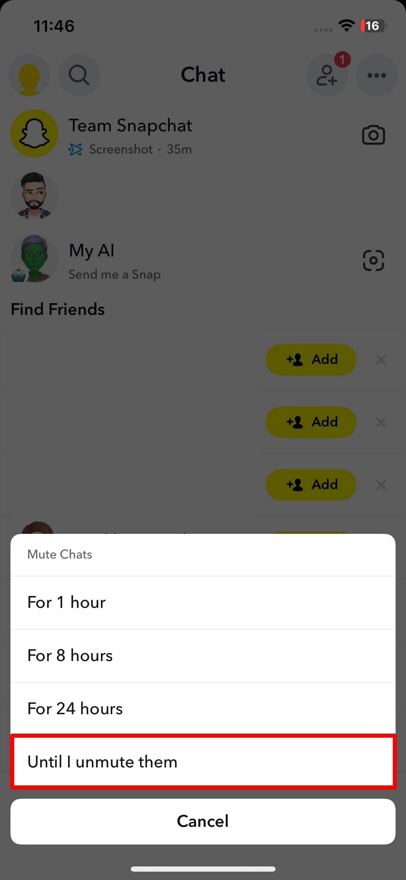 mute until you allow 