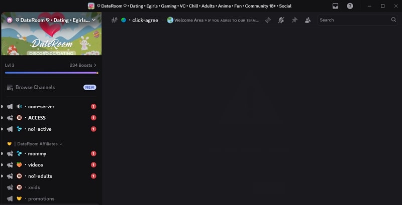 dateroom nsfw discord server