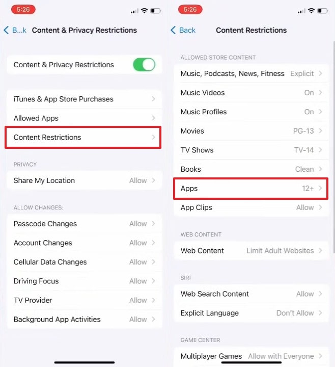 set app age limit for Undress AI