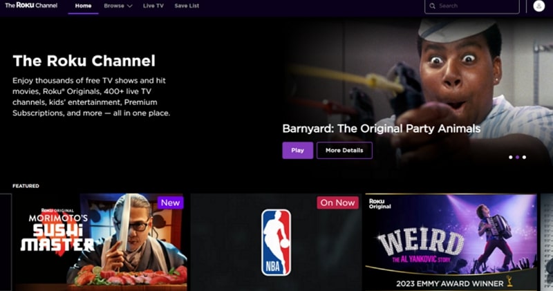 the roku channel site like fmovie