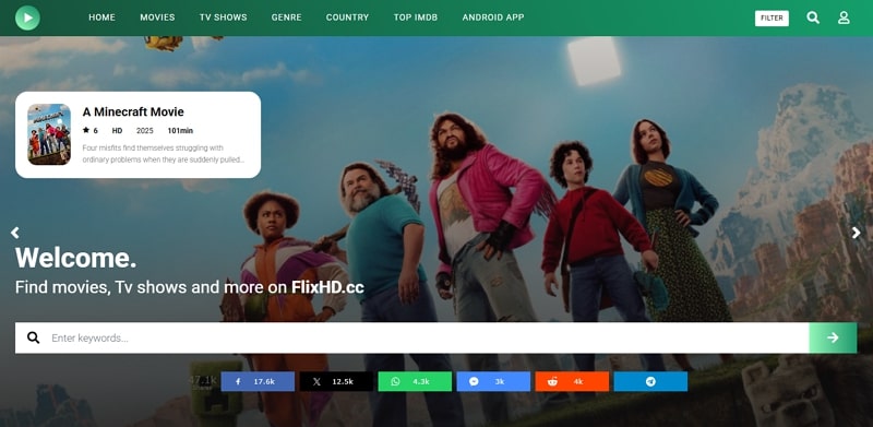 flixhd website like gomovies