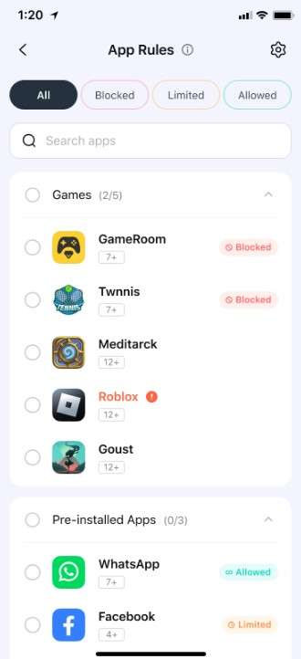 choose Reddit in FamiSafe App Rules