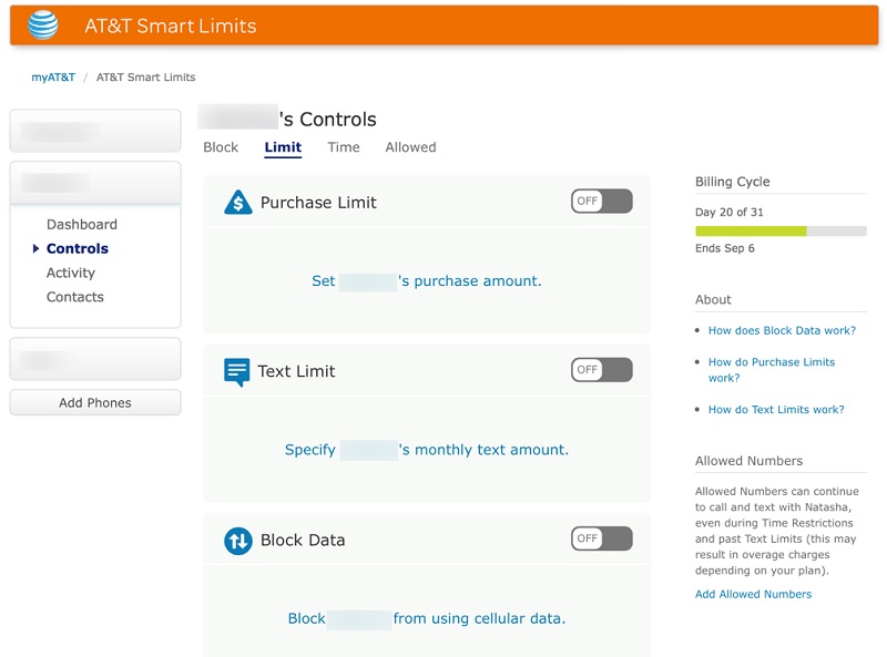 aplicativos de controle parental at&t