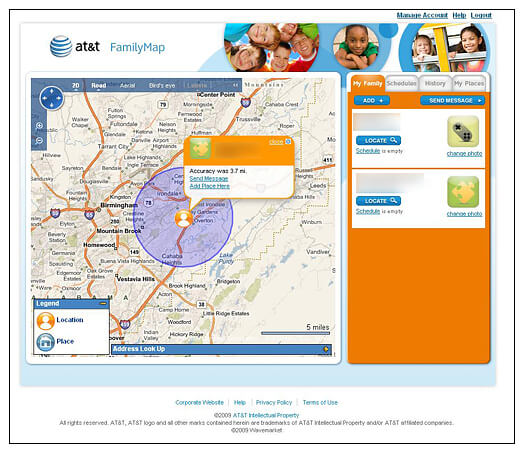 at&t Family Map Review