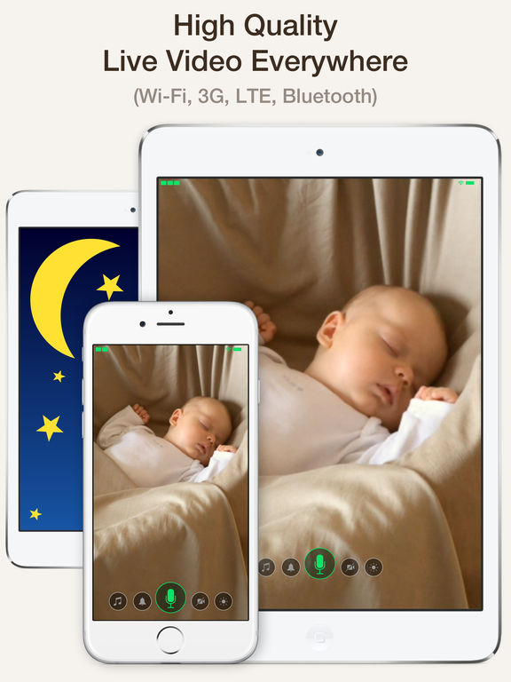 babá eletrônica app - Cloud Baby Monitor