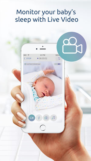 application de moniteur de bébé - Baby Monitor for iPhone