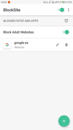 Application BlockSite