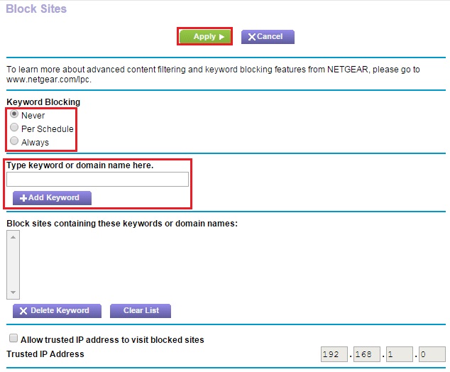 Como bloquear sites no roteador da D-Link