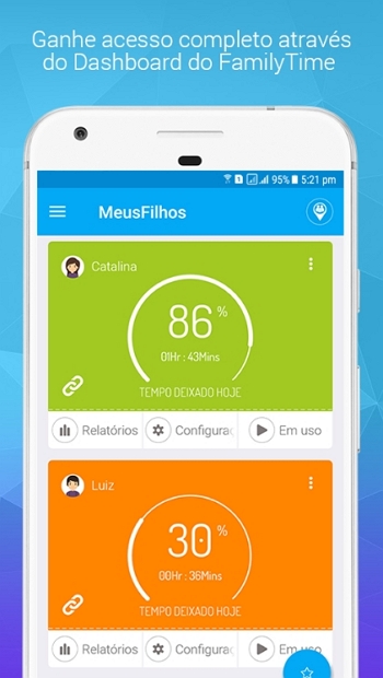 App controle dos pais para android - Family Time