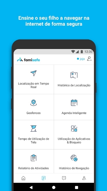 App controle dos pais para android - FamiSafe Kid Control App