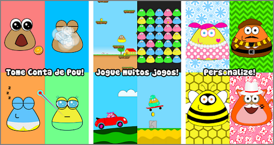 GAMEPLAY ANDROID - POU O SEU BICHINHO VIRTUAL - SAMSUNG GALAXY TAB