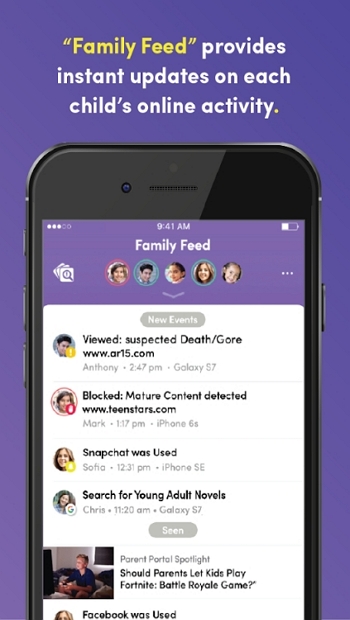 App controle dos pais para android - Net Nanny