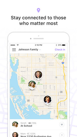 Kinder-Tracker-App - Family Locator - GPS Tracker