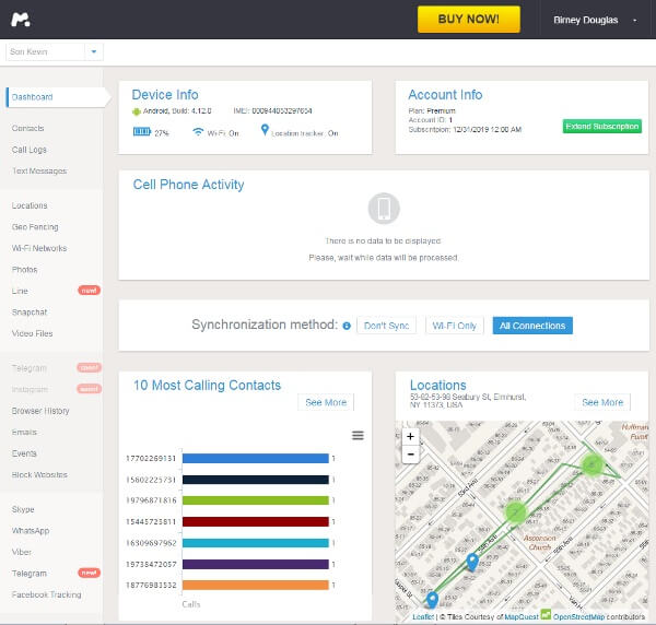 mSpy Mobile Locator