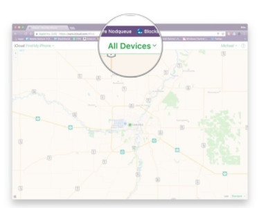 trouver l'emplacement de l'iphone