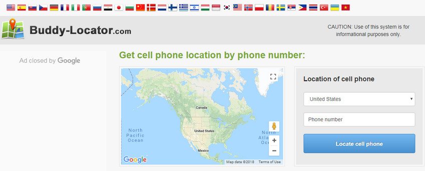 Guía para rastrear las ubicaciones de números telefónicos en línea.