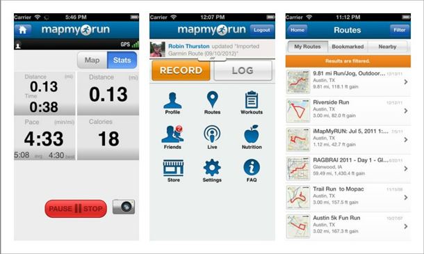 무료 GPS 전화 추적-Mapmyrun GPS 실행