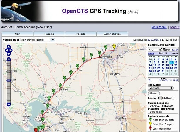 rastreo de telefono GPS gratuito - Open GPS tracker