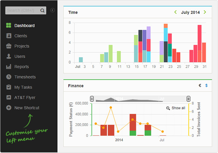 free time tracking - Paymo