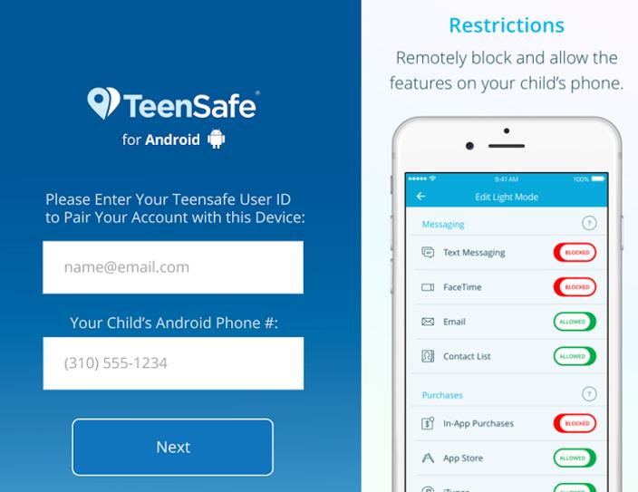 자녀 보호자 모니터링 앱 - TeenSafe for iPhone Monitoring