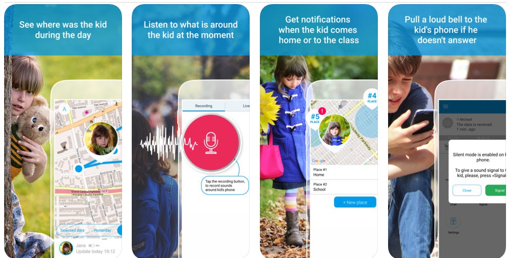 location tracker app - Find my Kids