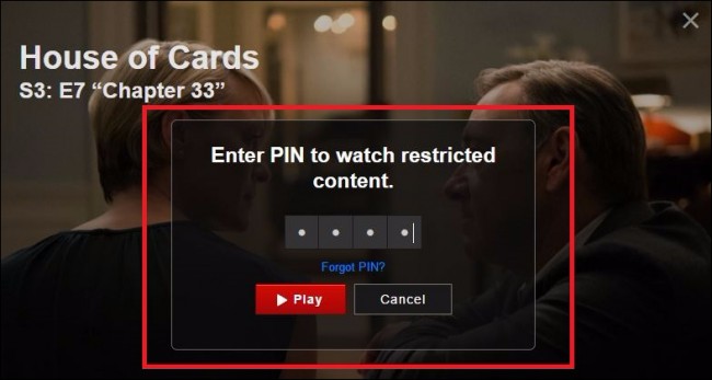 contrôle parental sur mon Netflix