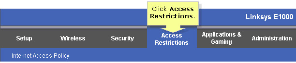 linksys parental control router