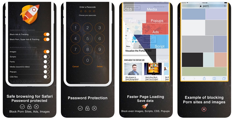 anti porn app - Porn and Ad Blocker - Passworded